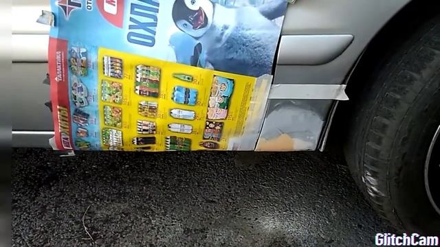 Мицубиси Ланцер убираем дырку в крыле. смотреть онлайн