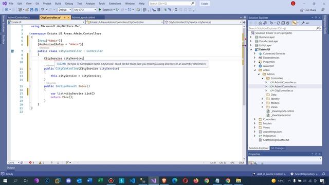 .Net Core 5.0 ile Emlak Sitesi - Şehirlerin Listelenmesi смотреть онлайн