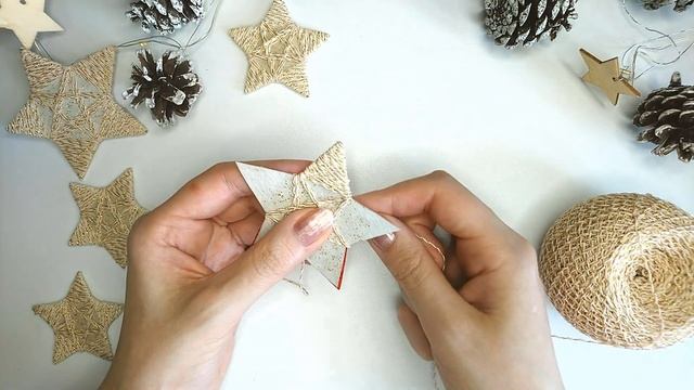 How to make a star for interior decor, simple decor for scrapbooking. DIY Christmas tree toy star смотреть онлайн
