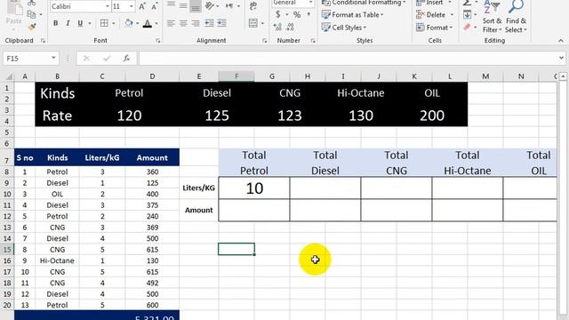 how to maintain petrol pump accounts in Excel Hindi смотреть онлайн