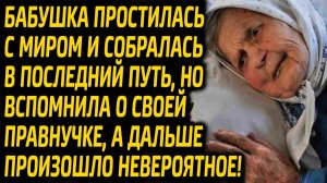 Бабушка собралась умирать в своём доме, но одно незавершенное дело её остановило...