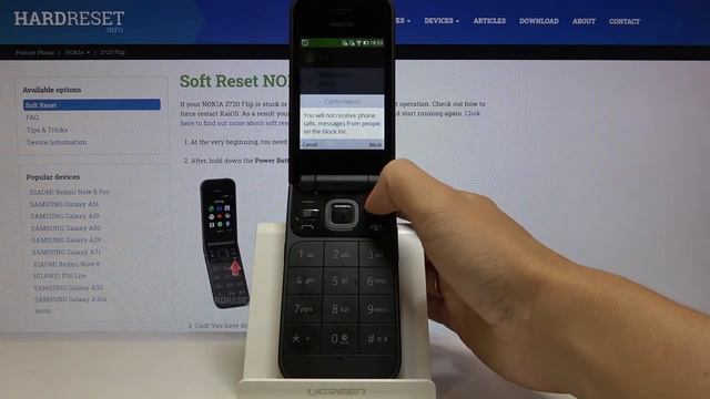 How to Block Number in NOKIA 2720 Flip - Blacklist смотреть онлайн