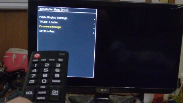 LG TV Opening Service Menu. Advanced Menu. 24LF452B-PU