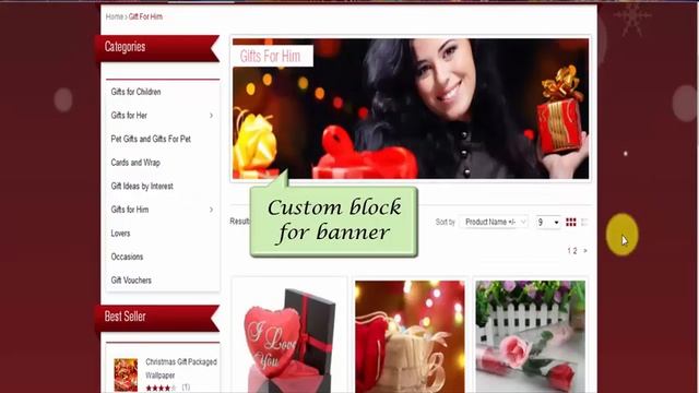 Virtuemart Gift Store Template смотреть онлайн
