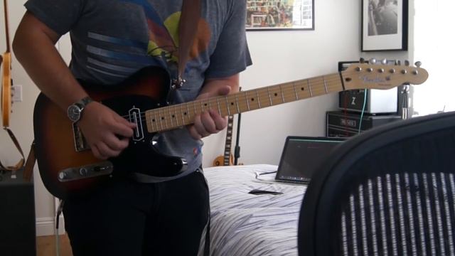 Custom Made Telecaster with Zhangbucker and Vintage Vibe Charlie Christian Pickups (clean) смотреть онлайн