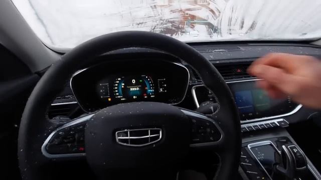 Непонятки с роботизированной АКПП на geely atlas pro при не прогретом двигателе. смотреть онлайн