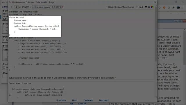 How to remember the differences between the Comparable and Comparator interfaces (ocpjp.v11.2.1725) смотреть онлайн