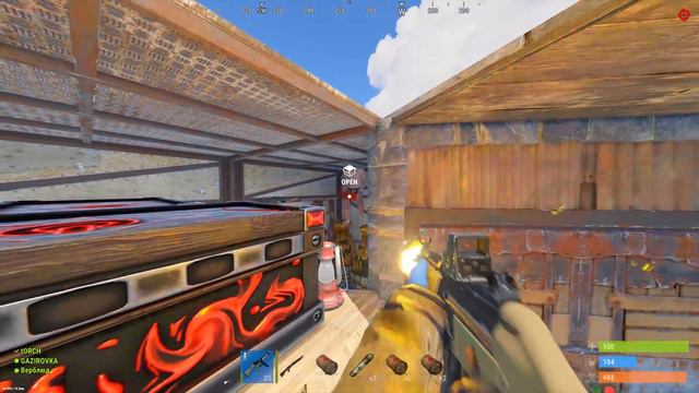 Китайский клан ЧИТЕРОВ не смог испортить мне вайп! Они пожалели что построились возле меня в Раст смотреть онлайн