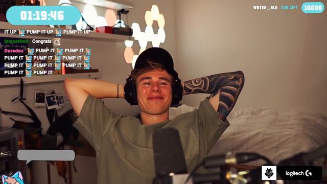 Blau Reacts To Hitting 10K Subscribers On The Subathon смотреть онлайн