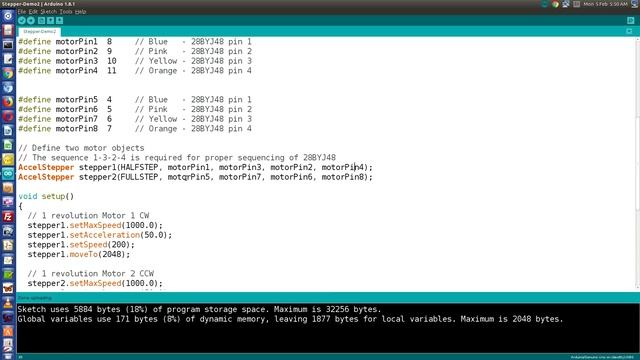 Stepper Motors with Arduino - Controlling Bipolar & Unipolar stepper motors смотреть онлайн