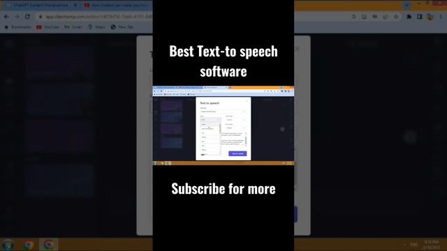 How to make Text-to-speech video. Clipchamp free and easy to use. смотреть онлайн