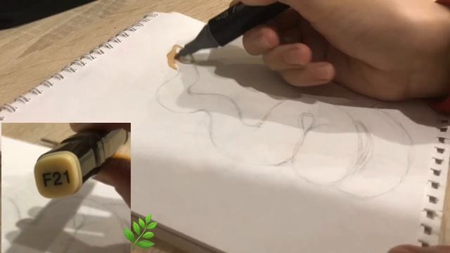 ВОСЬМОЕ ЗАНЯТИЕ/рисуем скетч маркерами?? смотреть онлайн