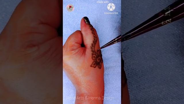 Simple finger flower mehndi design❤️ | finger mehndi design #shorts #shortsvideo #shortsfeed #viral смотреть онлайн