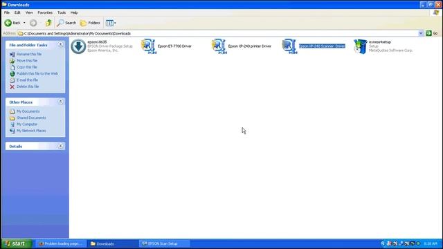 Epson ET 7700, Scanner Driver Setup смотреть онлайн
