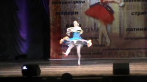 Дергачева Елена. Юниоры. Соло.Народный танец. За реченькой диво.