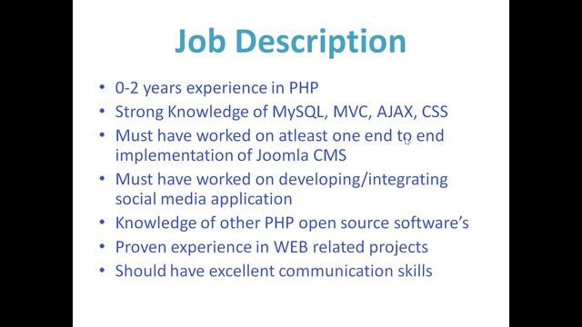 Job Opening for Freshers/Experience PHP developer смотреть онлайн