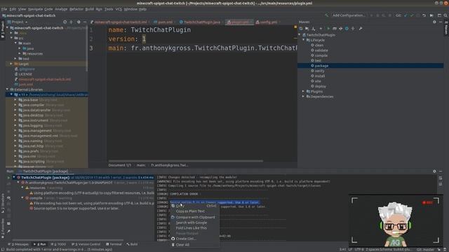 Créer un plugin/mod Minecraft sur SpigotMC - 1/2 - Live смотреть онлайн