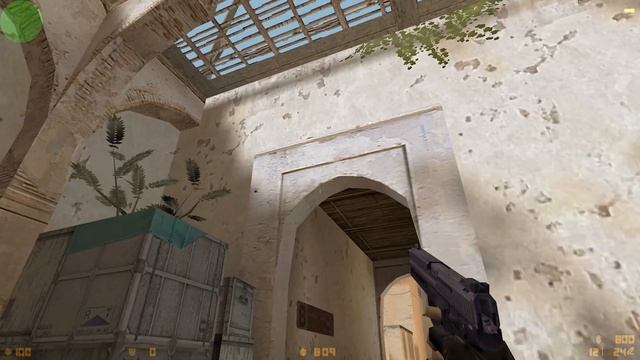 csg_dust2 (de_dust2 CS:GO) for CS 1.6 смотреть онлайн
