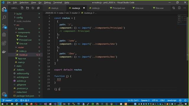 Vue JS - Router en Proyecto смотреть онлайн