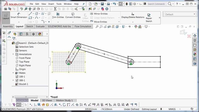 SOLIDWORKS - Layout Assembly Design смотреть онлайн