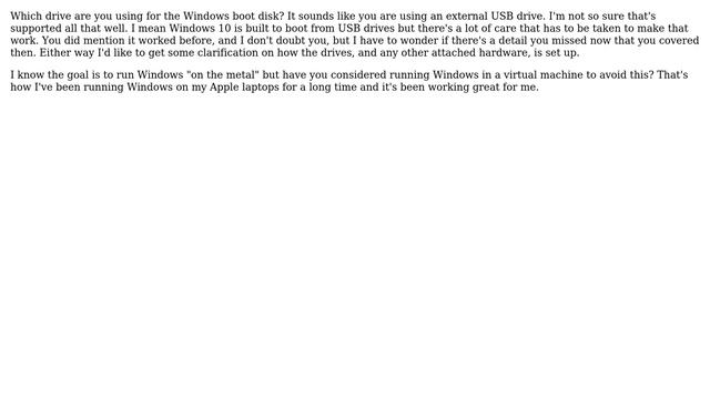 Used Bootcamp to get Windows 10 on MacBook Pro (Mid-2012, Catalina) says "no bootable device -... смотреть онлайн