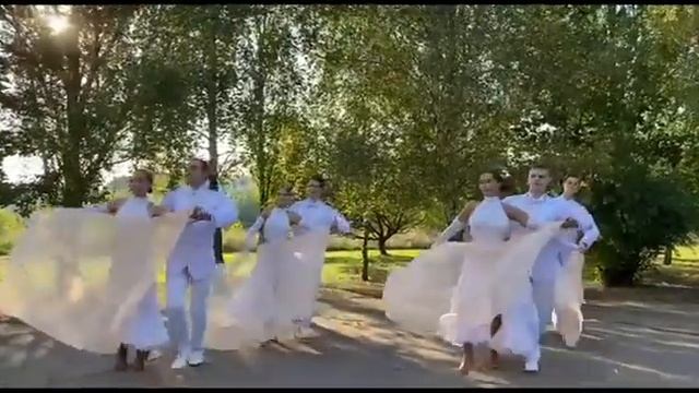 Вальс «Родина» (Народный ансамбль бального танца «Пролисок» (уличное выступление). смотреть онлайн