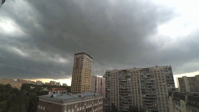 Timelapse гроза в июле смотреть онлайн
