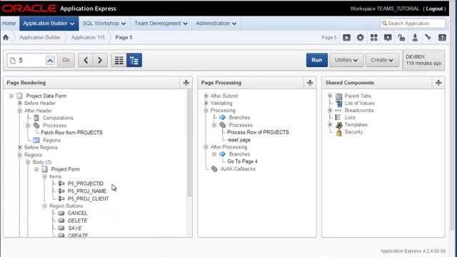 Oracle APEX 4.2.4 Tutorial (12 of 22) - Show a field in a form that APEX set to "hidden." смотреть онлайн