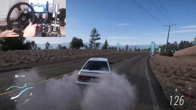 TUNING DRIFT 1985 Toyota Sprinter Trueno GT Apex Forza Horizon 5 Thrustmaster T300 смотреть онлайн