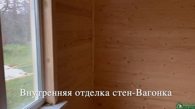 Одноэтажный каркасный дом 8х8 смотреть онлайн