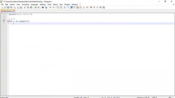 How to run Python scripts in Notepad++?