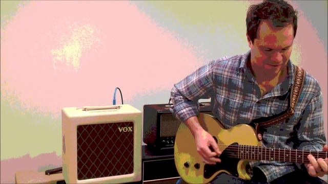 VoxAC4TV with Les Paul Jr (Blue Microphones Mikey Digital) смотреть онлайн