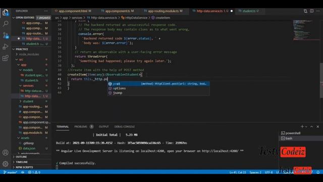 Angular material CRUD tutorial, Angular Material CRUD tutorial with JSON-Server, Angular Material U смотреть онлайн