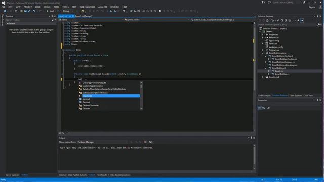 C# Tutorial | Windows Forms Programming | Populate ListBox .NET Using Entity Framework | Example смотреть онлайн