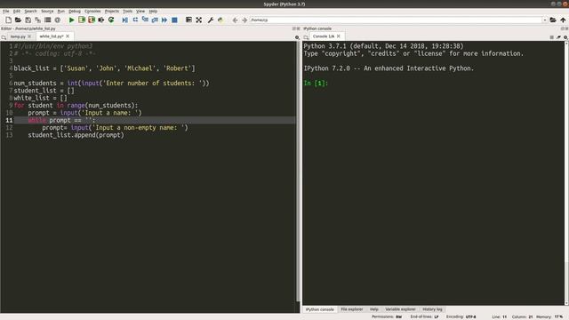 White list - Python project for beginners (3) смотреть онлайн
