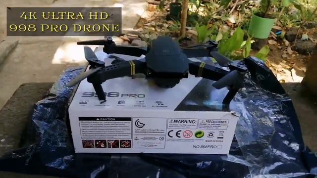 2021- 4K ULTRA HD || 998 PRO Micro Foldable Drone Set || Unboxing смотреть онлайн