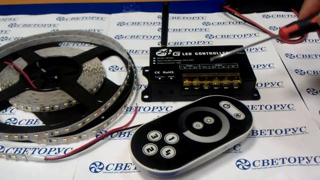 Подключение диммера с сенсорным пультом к светодиодной ленте смотреть онлайн