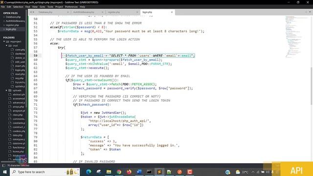 Login form in RESTFUL API | Restful API | RESTful API style Login System | Free Projects | Sekhar смотреть онлайн