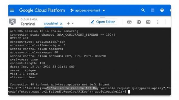 API security in Apigee