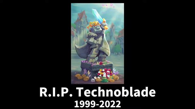 RIP  Technoblade | Technoblade Never Dies | Rest In Peace➰💜