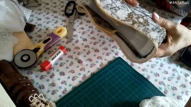 Шью обложку на фото альбом из кусочков кружев с бабочкой ♥ Mila Bali смотреть онлайн