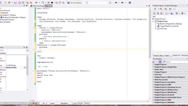 Создание дополнительного потока | Delphi ВидеоУроки смотреть онлайн