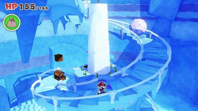 Paper Mario The Origami King Walkthrough Part 24: Ice Vellumental Mountain смотреть онлайн