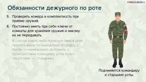 Общевоинские уставы суточный наряд