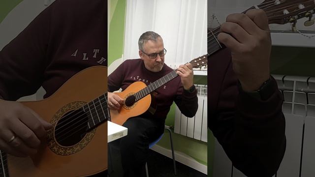 "Синий платочек" на гитаре смотреть онлайн