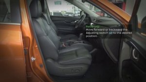 NISSAN X-TRAIL PASSENGER SEAT ADJUSTMENT