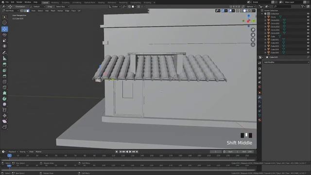 Моделирование сцены в Blender 2.83 part 1 смотреть онлайн