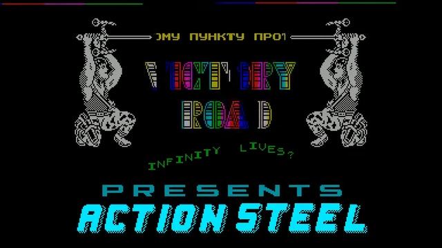 Victory Road Crack Intro - Action Steel'95 [#zx spectrum AY Music Demo] смотреть онлайн