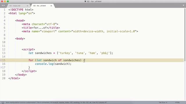 A better way to loop over elements with modern JavaScript смотреть онлайн