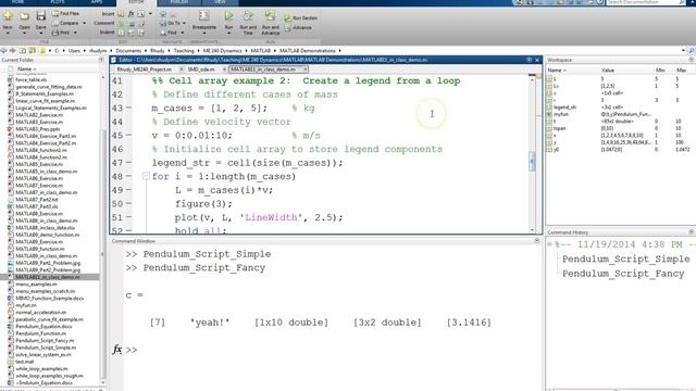 MATLAB Tutorial Lesson #11: Cell Arrays смотреть онлайн